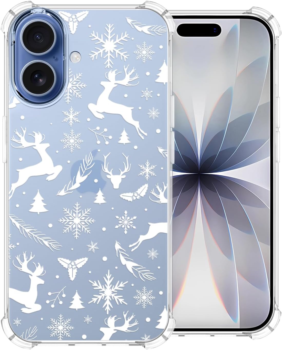 Detalle de CAROKI Clear Vintage Phone Case for iPhone 17