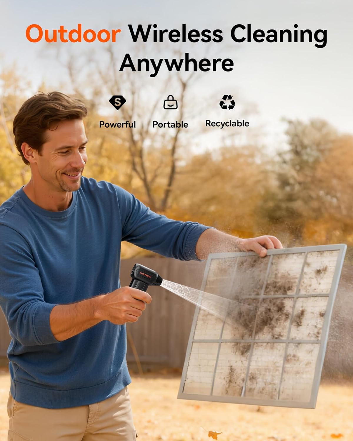 Thumbnail 3 de WOLFBOX MF60 110000 RPM Electric Air Duster