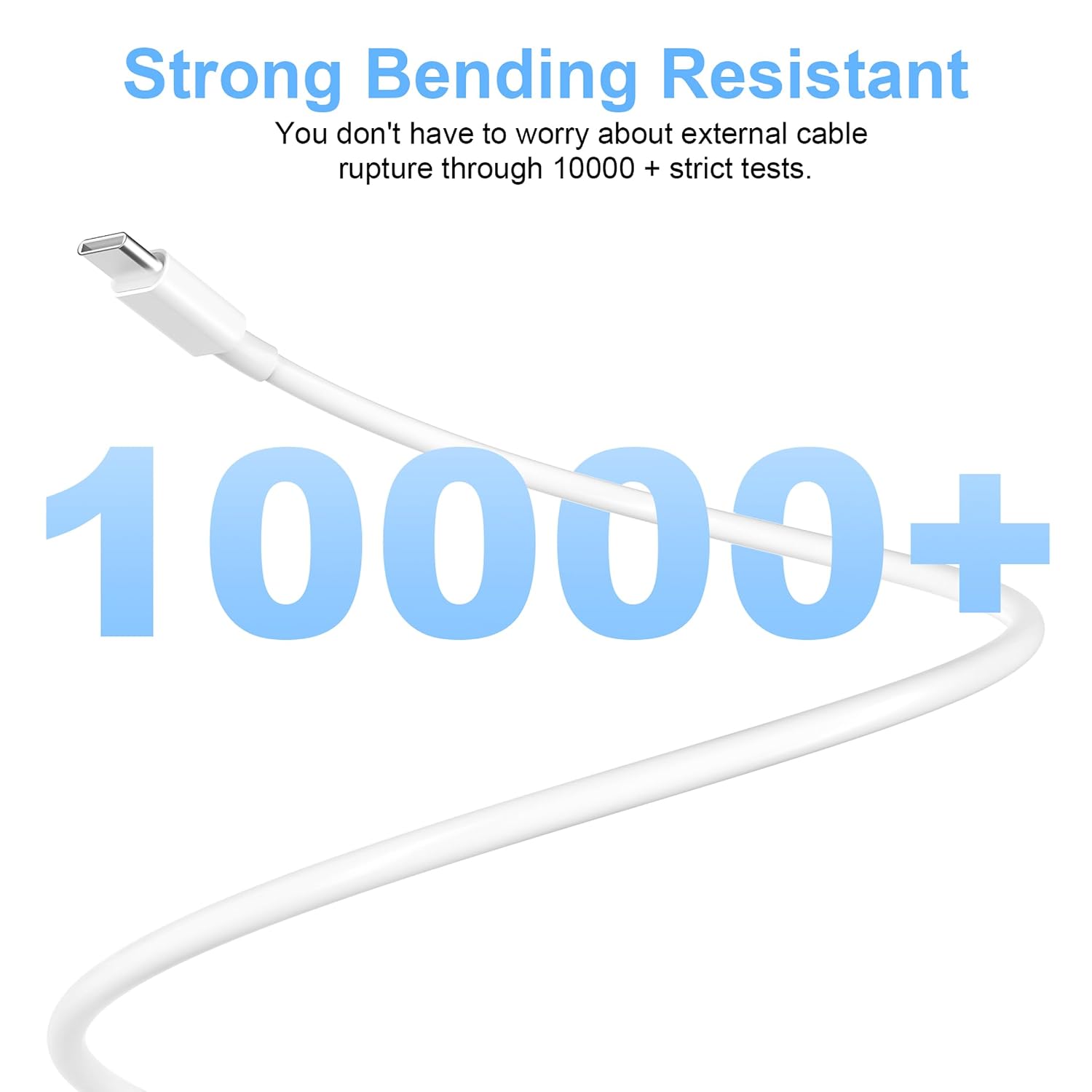 Detalle 2 de USB C to C Charging Cable 2-Pack 10ft ⚡