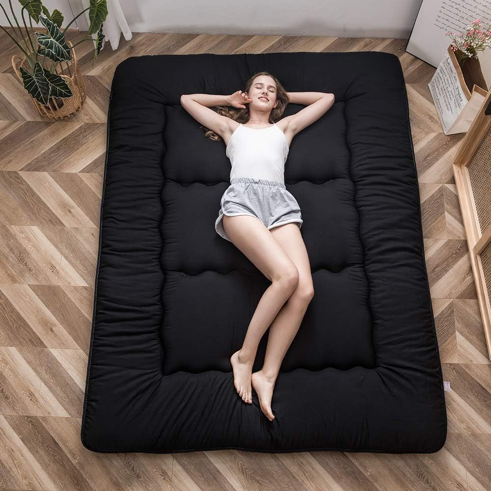 Detalle 2 de MAXYOYO Japanese Floor Futon Mattress (Double) – thicken tatami style foldable roll-up mat pad