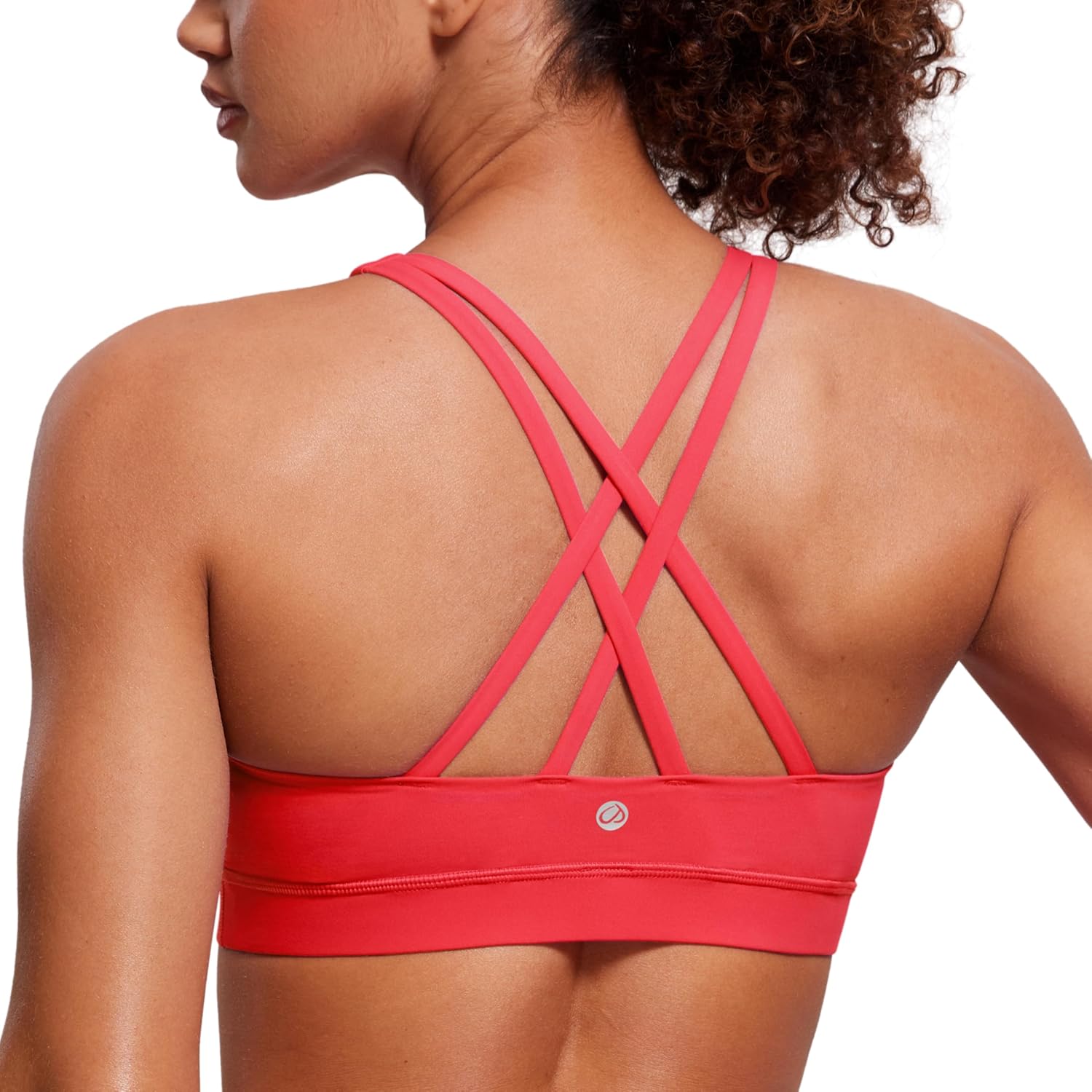 Thumbnail 6 de CRZ YOGA Donna Reggiseno Yoga Imbottito con Supporto Criss Cross Back