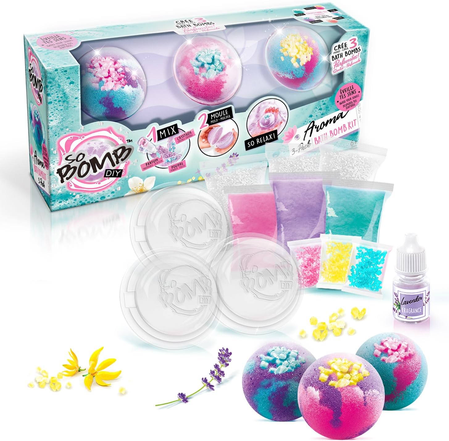 Detalle de Canal Toys So Bomb kit per creare 3 bombe da bagno effervescenti (6 anni+)