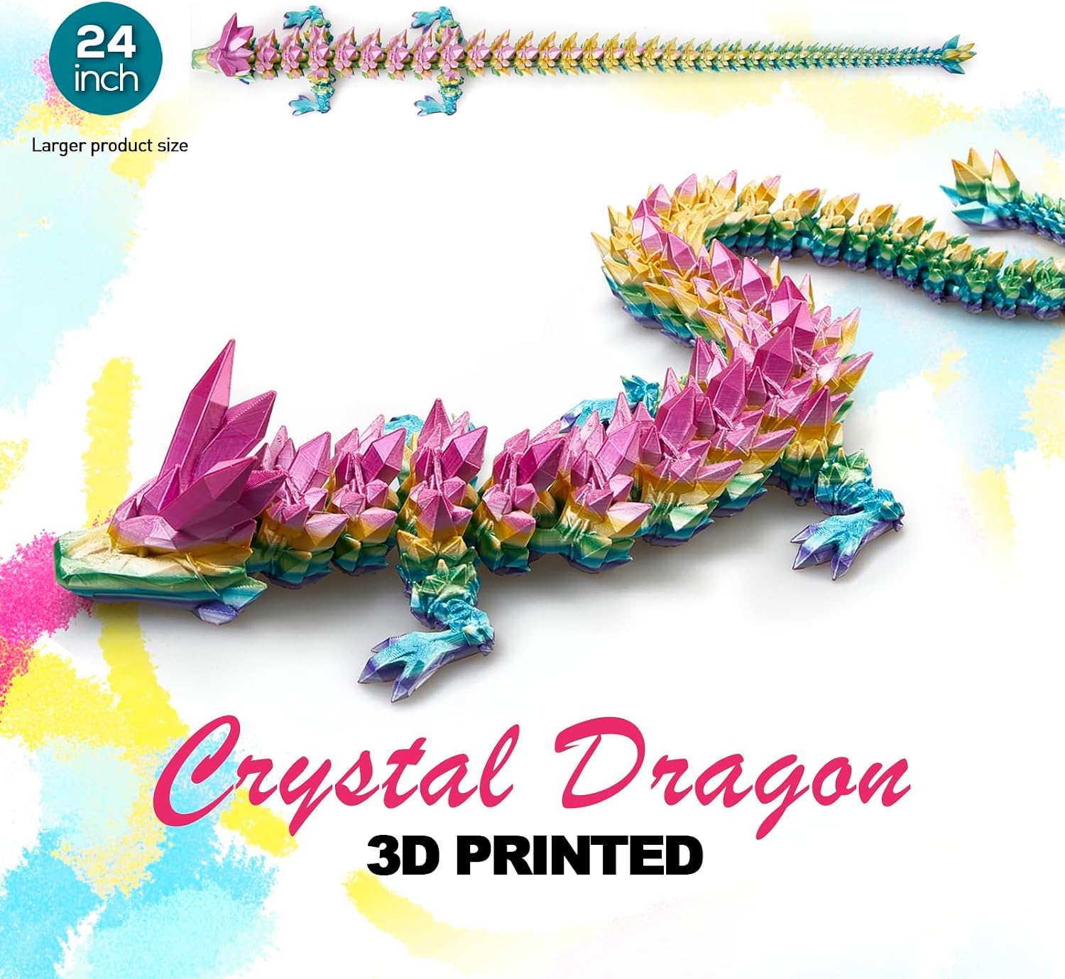 Detalle 2 de Dak Haan 3D Printed Dragon 24-inch