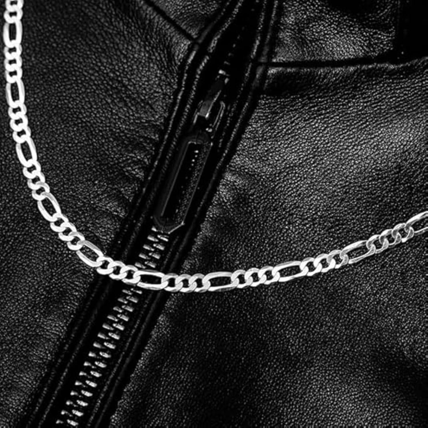 Detalle 2 de QUADRI Elegante Halskette Figaro 51 cm
