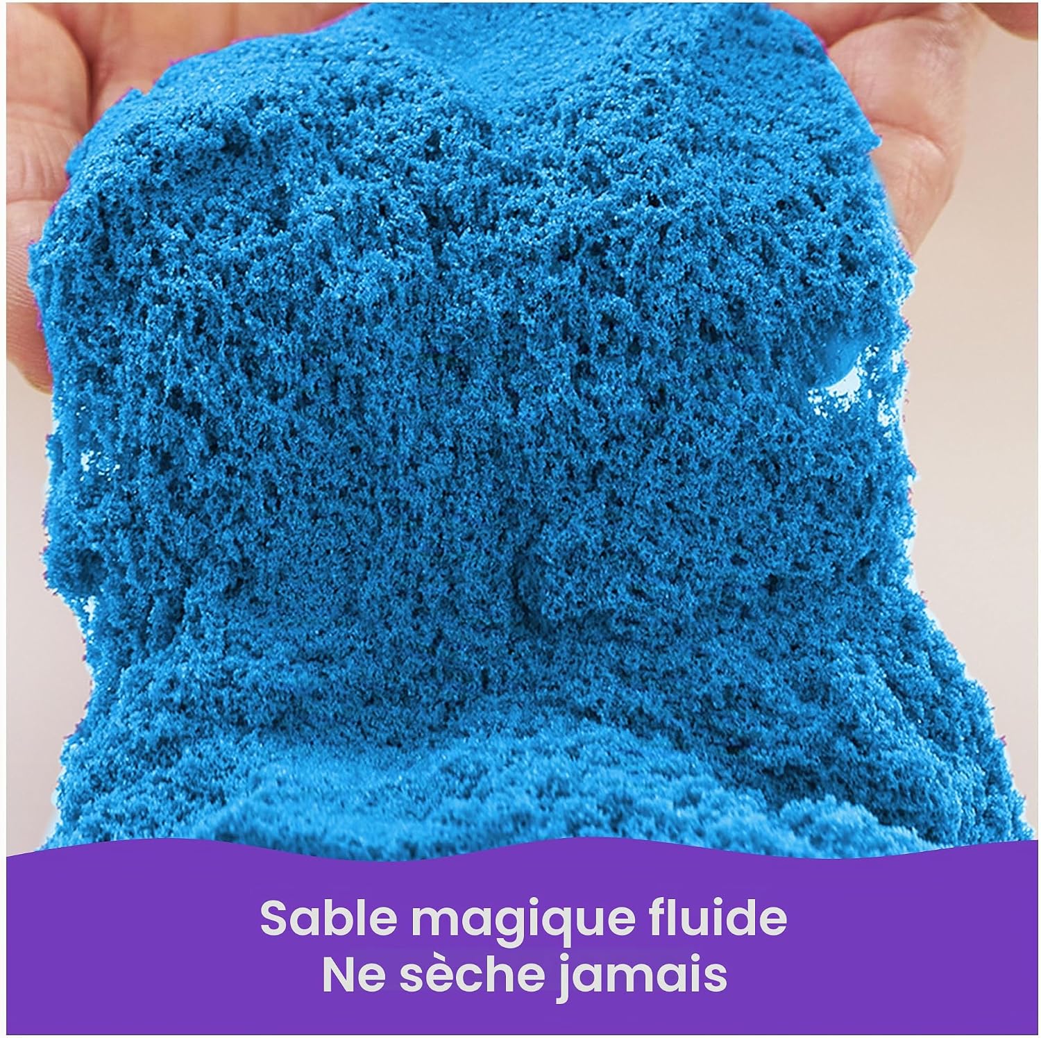 Thumbnail 1 de Kinetic Sand 6064334-1083611 zandkastelenset met 10 kleuren en opbergmallen