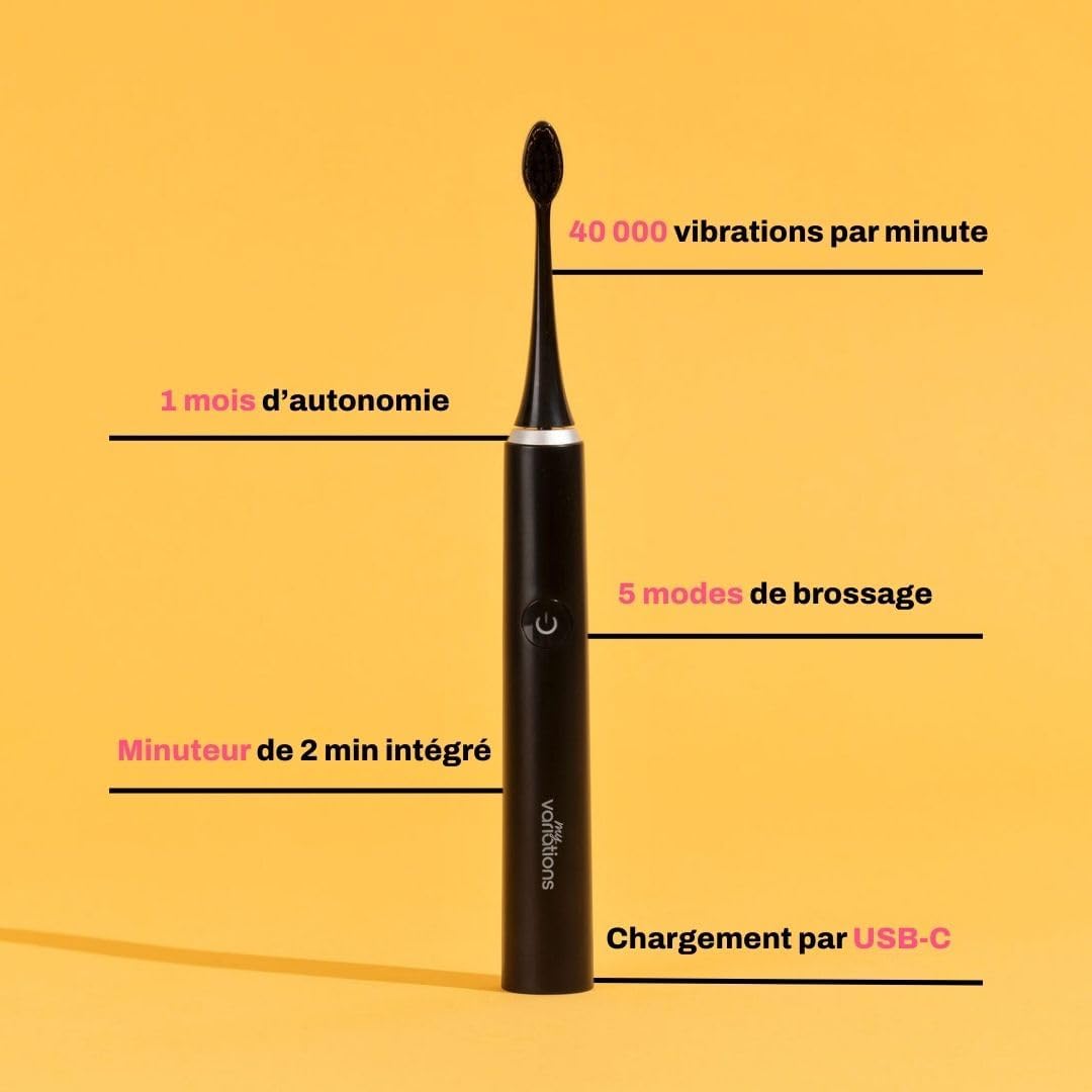 Thumbnail 2 de My Variations® Brosse à Dents Électrique – Sonique, 30 jours d’autonomie, 5 modes, USB-C