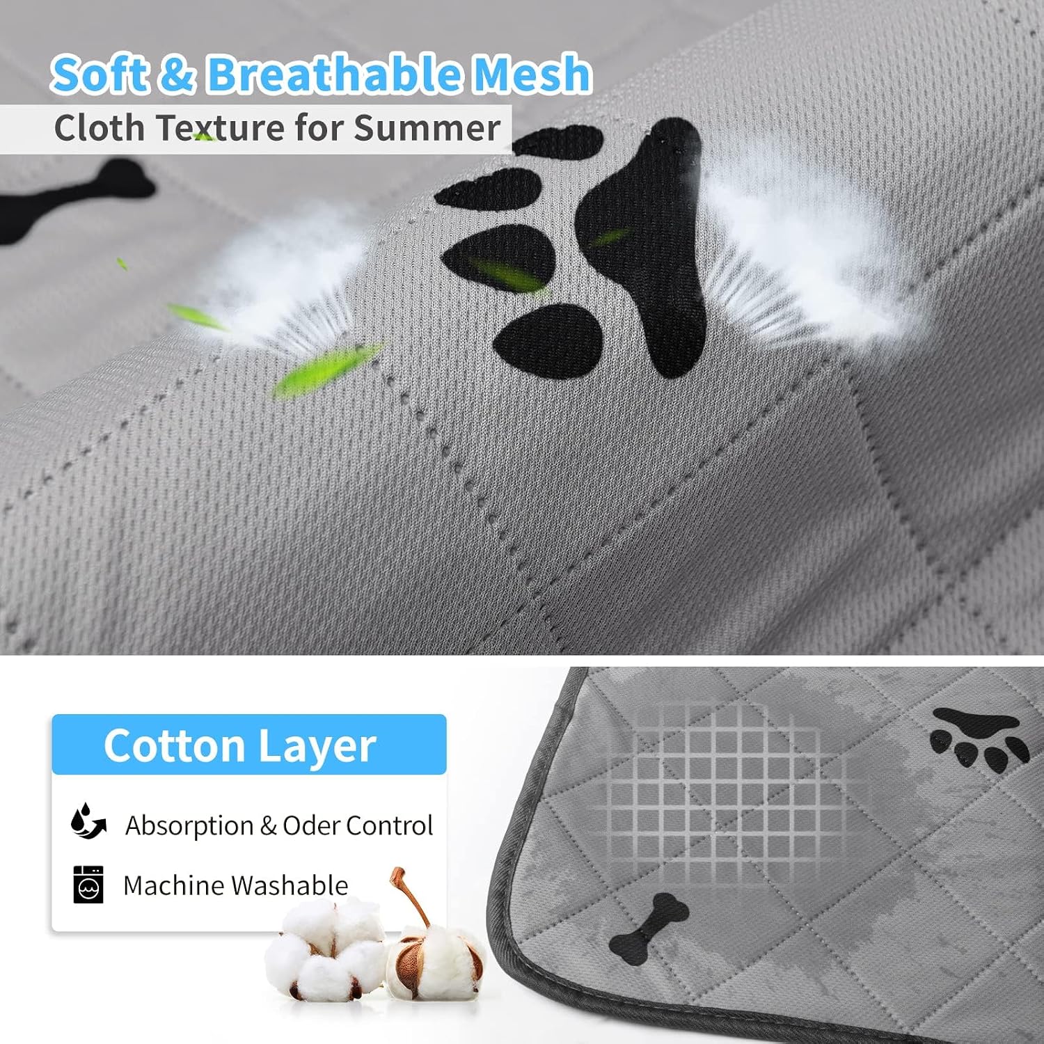Detalle 2 de 182x182 washable pee pads for dogs
