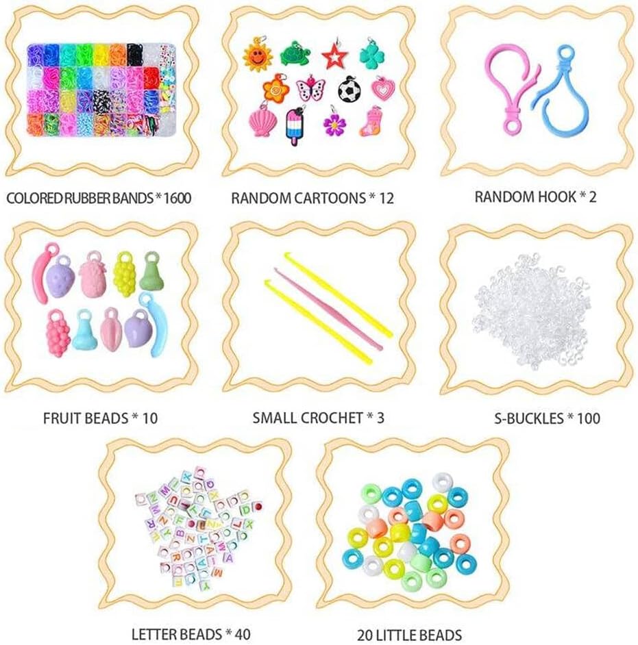 Thumbnail 1 de ROYWOO Élastiques pour bracelet DIY Premium (kit de recharge) avec étui de rangement