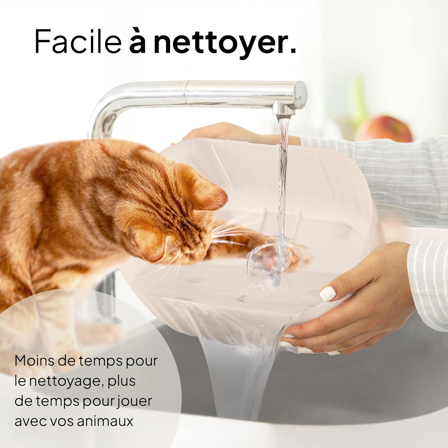 Thumbnail 5 de Pretty Paw Aqua Sense 3L fontaine pour chats 💧