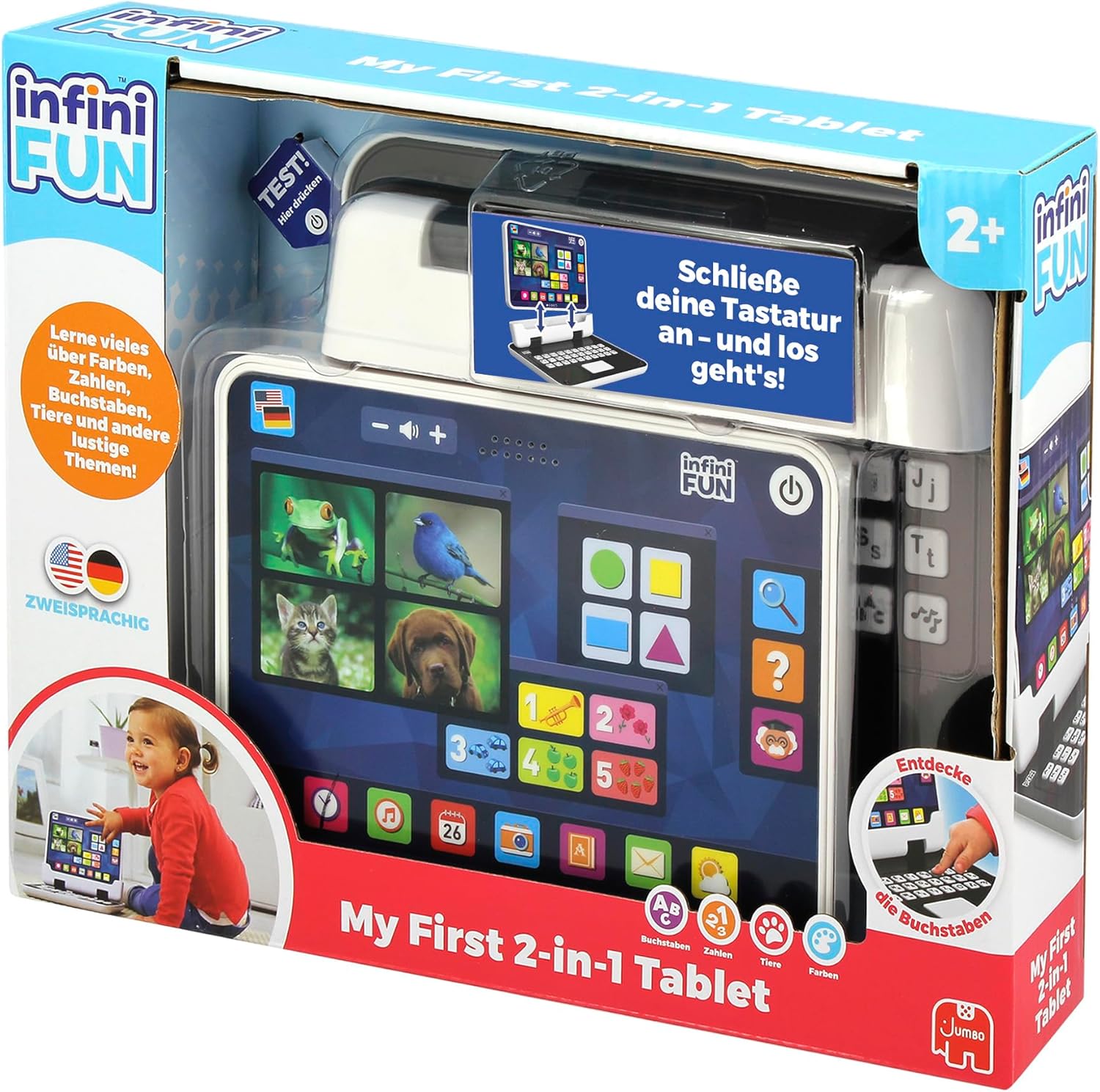 Thumbnail 1 de INFINI FUN – Mein erster 2-in-1-Tablet: Lernspielzeug für kleine Entdecker ab 2 Jahren