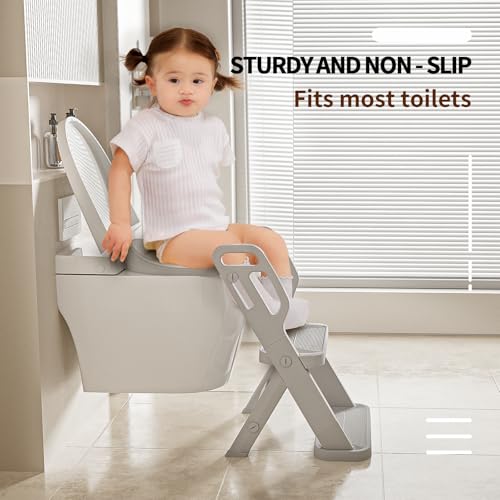 Detalle de Toddler Potty Chair with Step Ladder ⚙