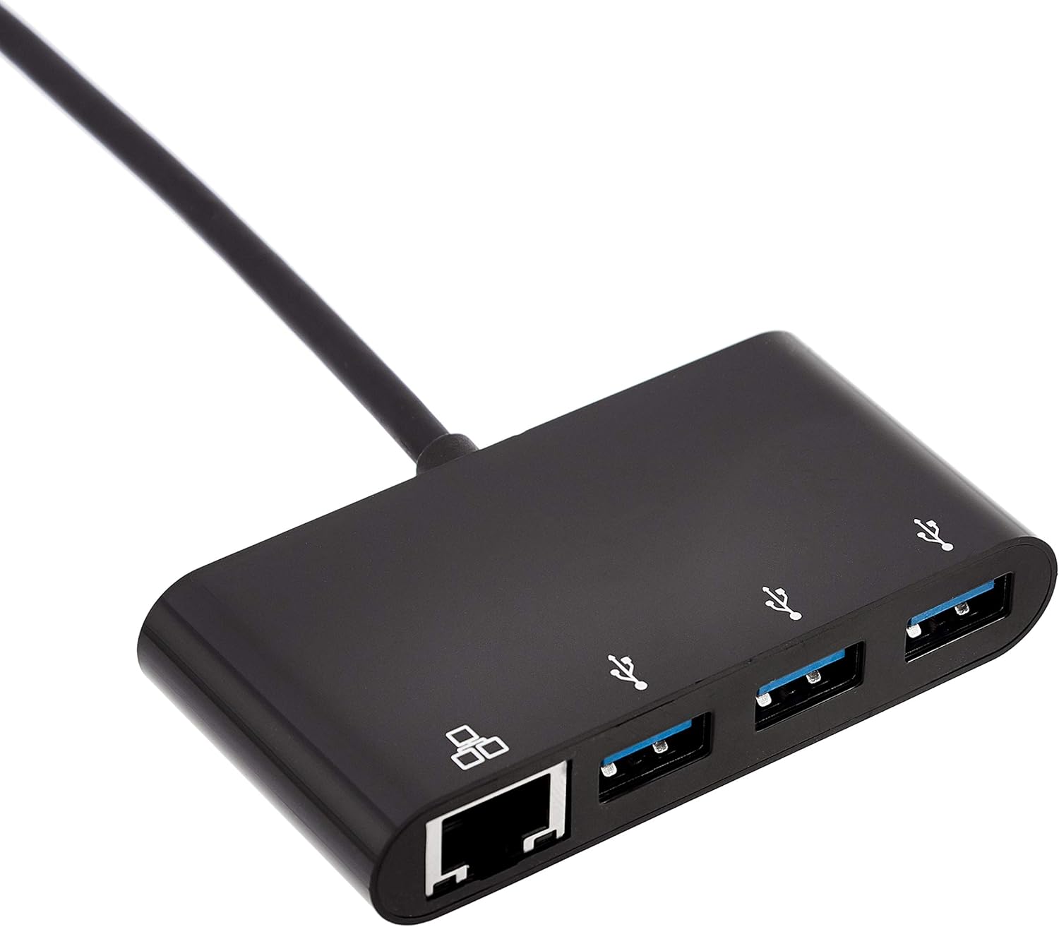 Thumbnail 2 de Amazon Basics 4-Port Adapter with 3 USB-A Ports + 1 Gigabit Ethernet Port
