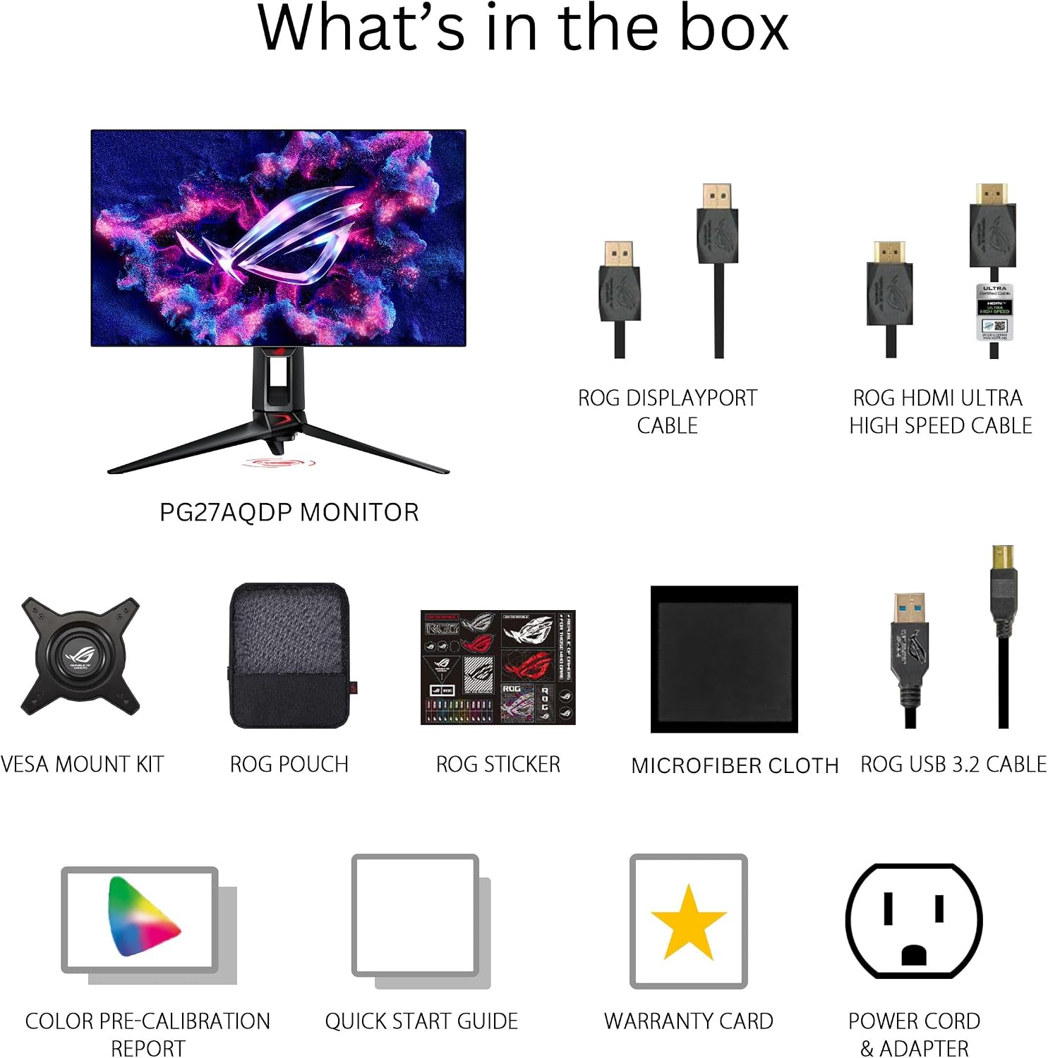Thumbnail 6 de ASUS ROG Swift OLED 27" 1440P Monitor