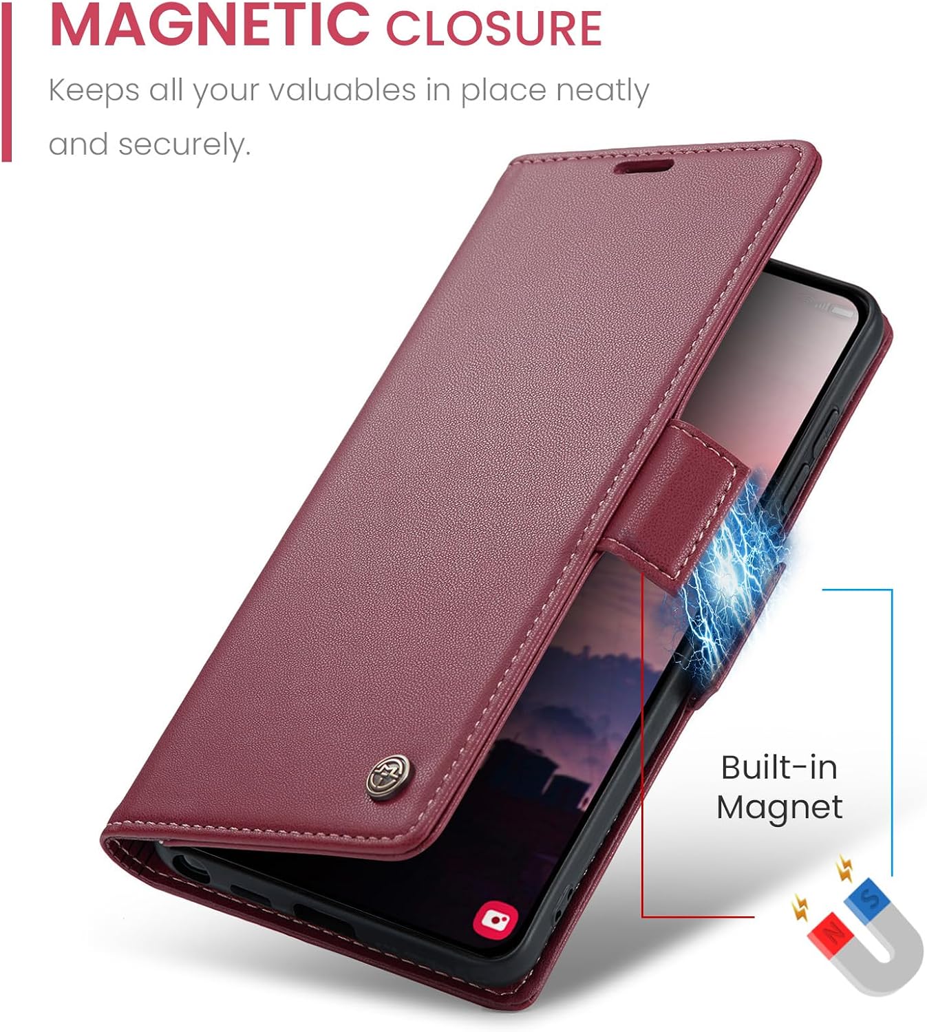 Detalle 2 de HAII Wallet Flip Case for Samsung Galaxy S26 Ultra