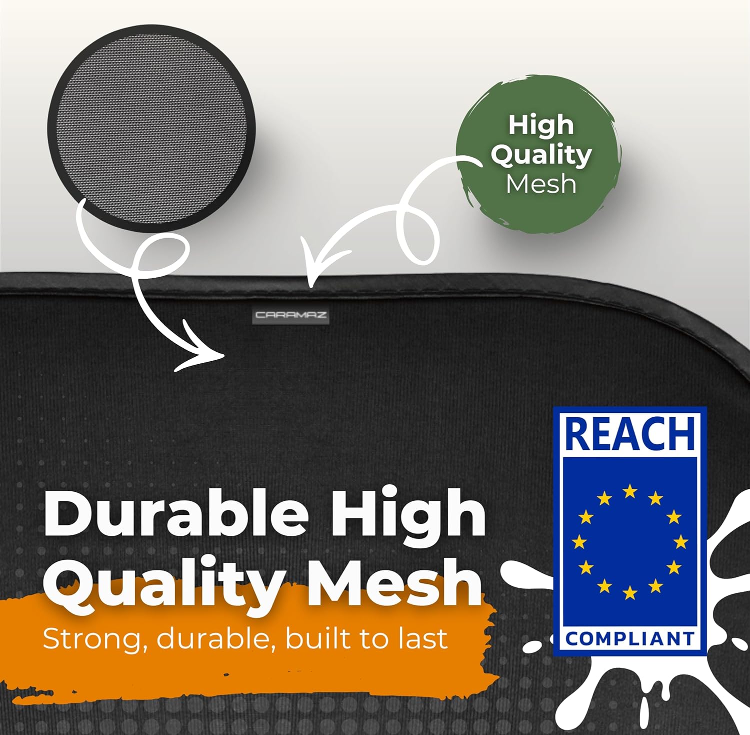 Thumbnail 6 de CARAMAZ Car Window Shade for Baby (UPF 50+) – 2 Pack, 20"x12