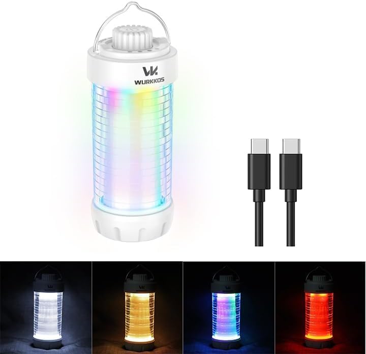 Detalle de Wurkkos CL01 Rechargeable Camping Lantern, 550-Lumen, RGB, Dimmable, IP66