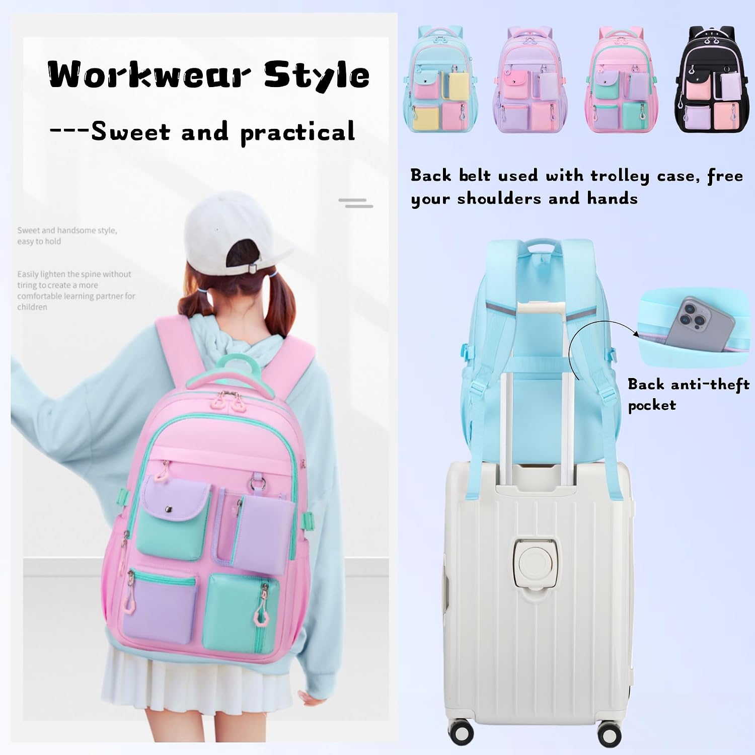 Thumbnail 6 de Bansusu girls backpack 24 L