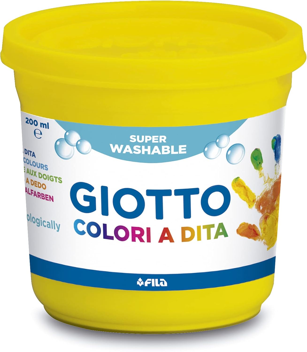 Thumbnail 3 de GIOTTO Dita Super Washable Finger Paint (6 x 200ml) – Primary Colours