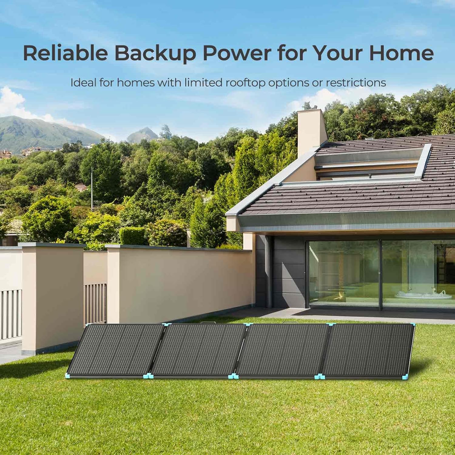 Detalle 2 de Renogy 400W Portable Solar Panel Suitcase for Camping ☀