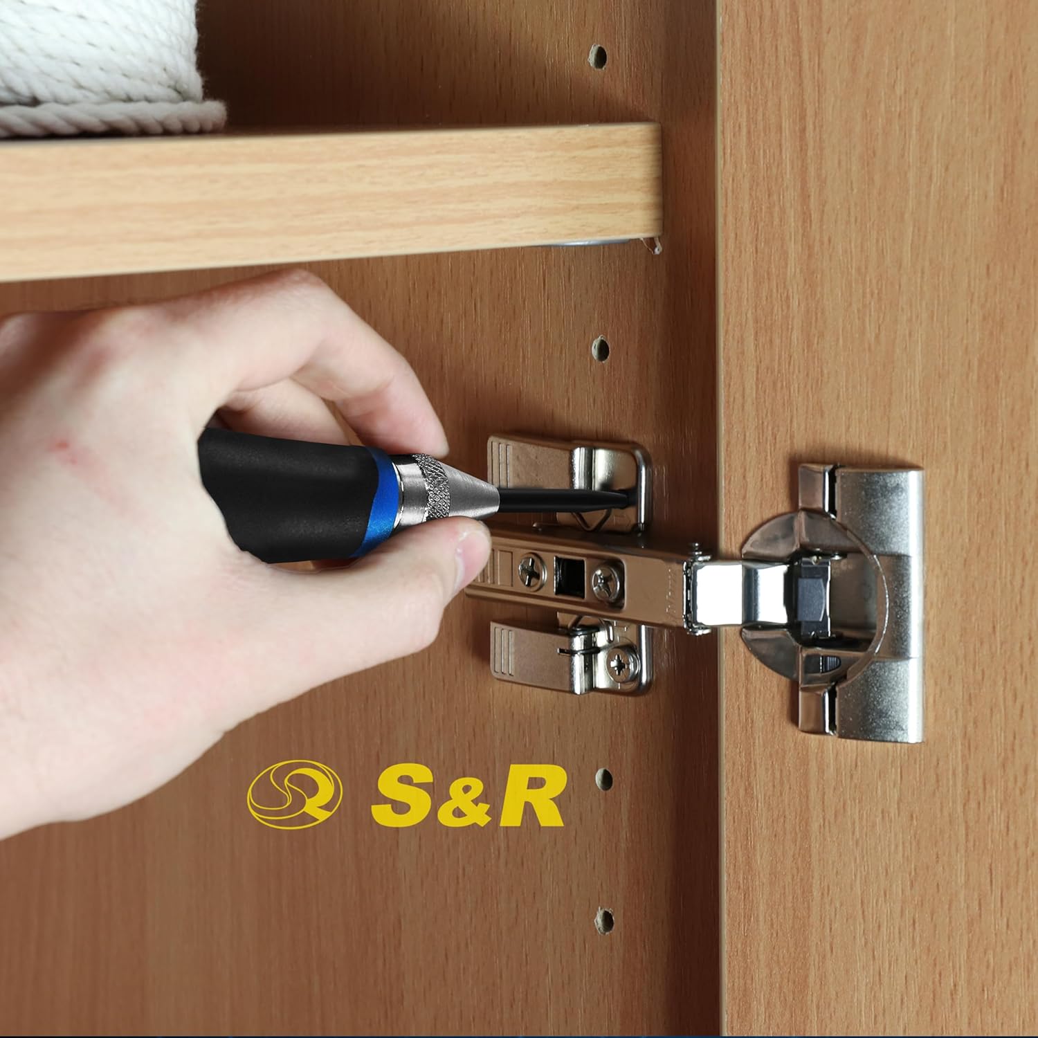 Thumbnail 5 de Bulino Automatico S&R Centrale Professionale Regolabile 60-130 N per Metallo, Legno e Materiali Duri – con Punta di Ricambio (Made in Germany)