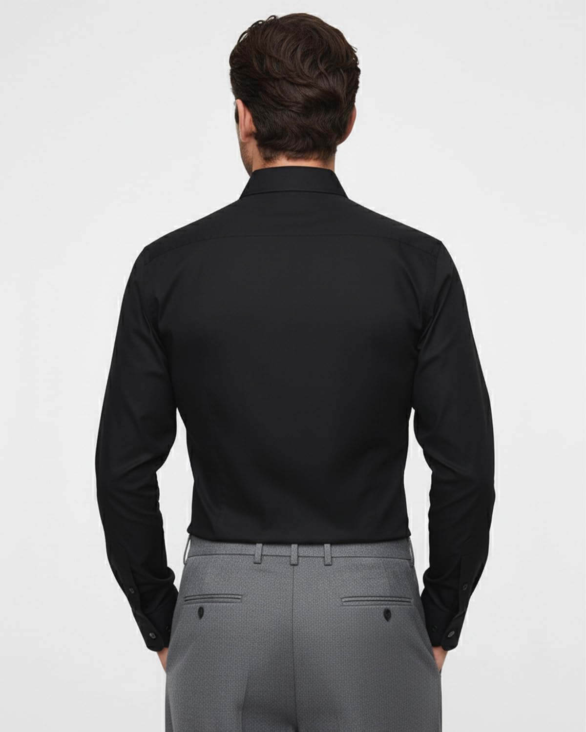 Detalle de Mens dress shirt pack, long sleeve stretch