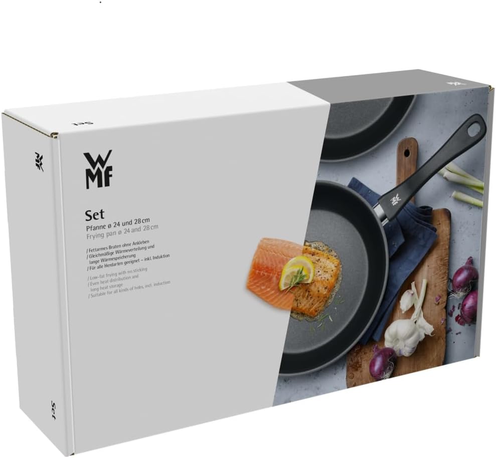 Thumbnail 6 de WMF Devil Pfannenset Induktion (2-teilig) mit Cromargan: Bratpfannen 24 cm & 28 cm, PTFE-Antihaft