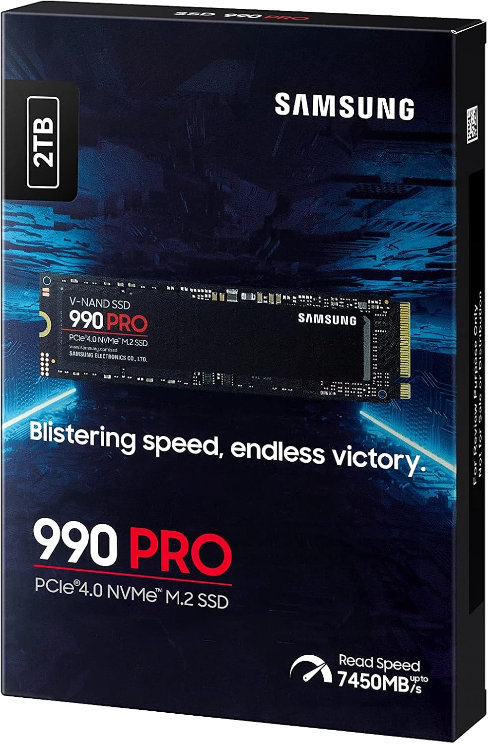 Detalle de Samsung 990 PRO 2TB NVMe SSD (M.2, PCIe 4.0)