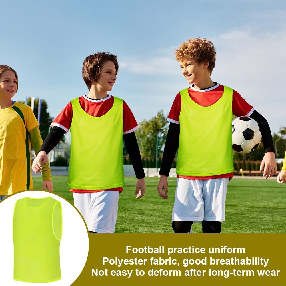 Thumbnail 4 de AUYAO Fussballtraining Leibchen 6er Set Grün