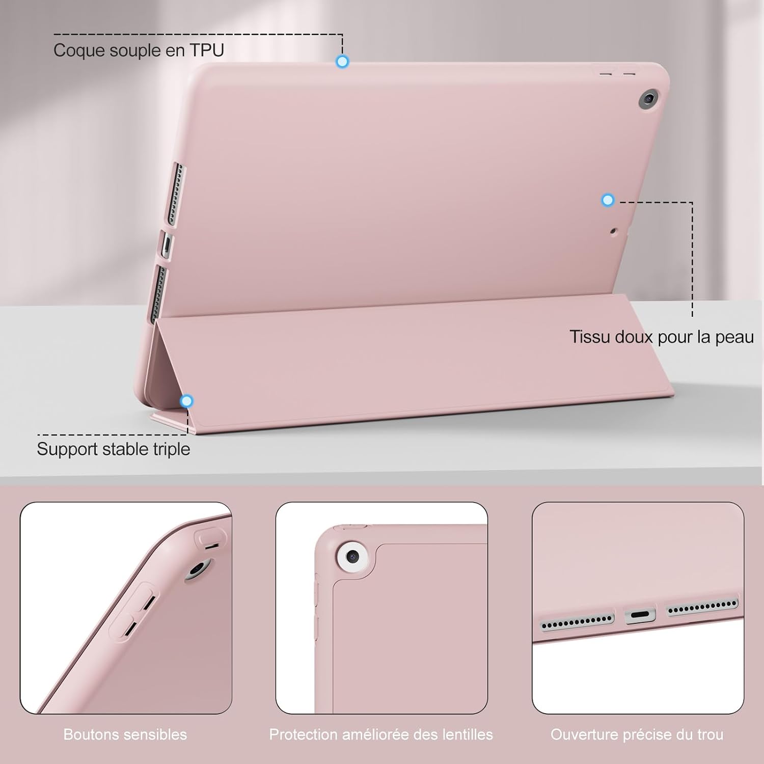 Detalle 2 de Coque ZOPSGYU pour iPad 9/8/7 10,2 pouces