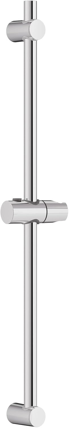 Detalle de AuraLum Asta doccia 70 cm con saliscendi in acciaio inox e supporto soffione regolabile