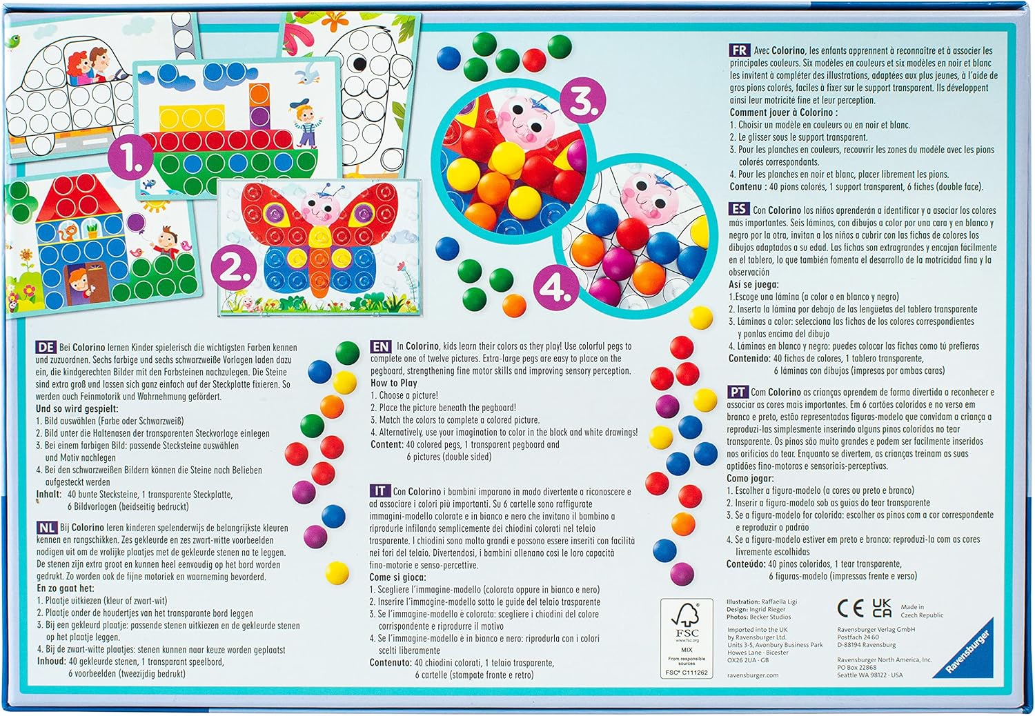 Thumbnail 5 de Ravensburger Colorino Kinderspiel ab 2 Jahren
