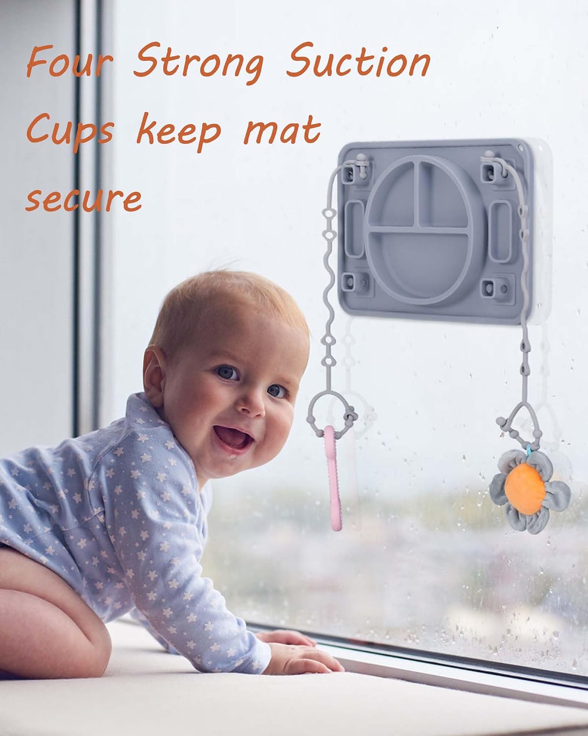 Detalle 2 de STARTURFLYU Silicone Baby Placemat