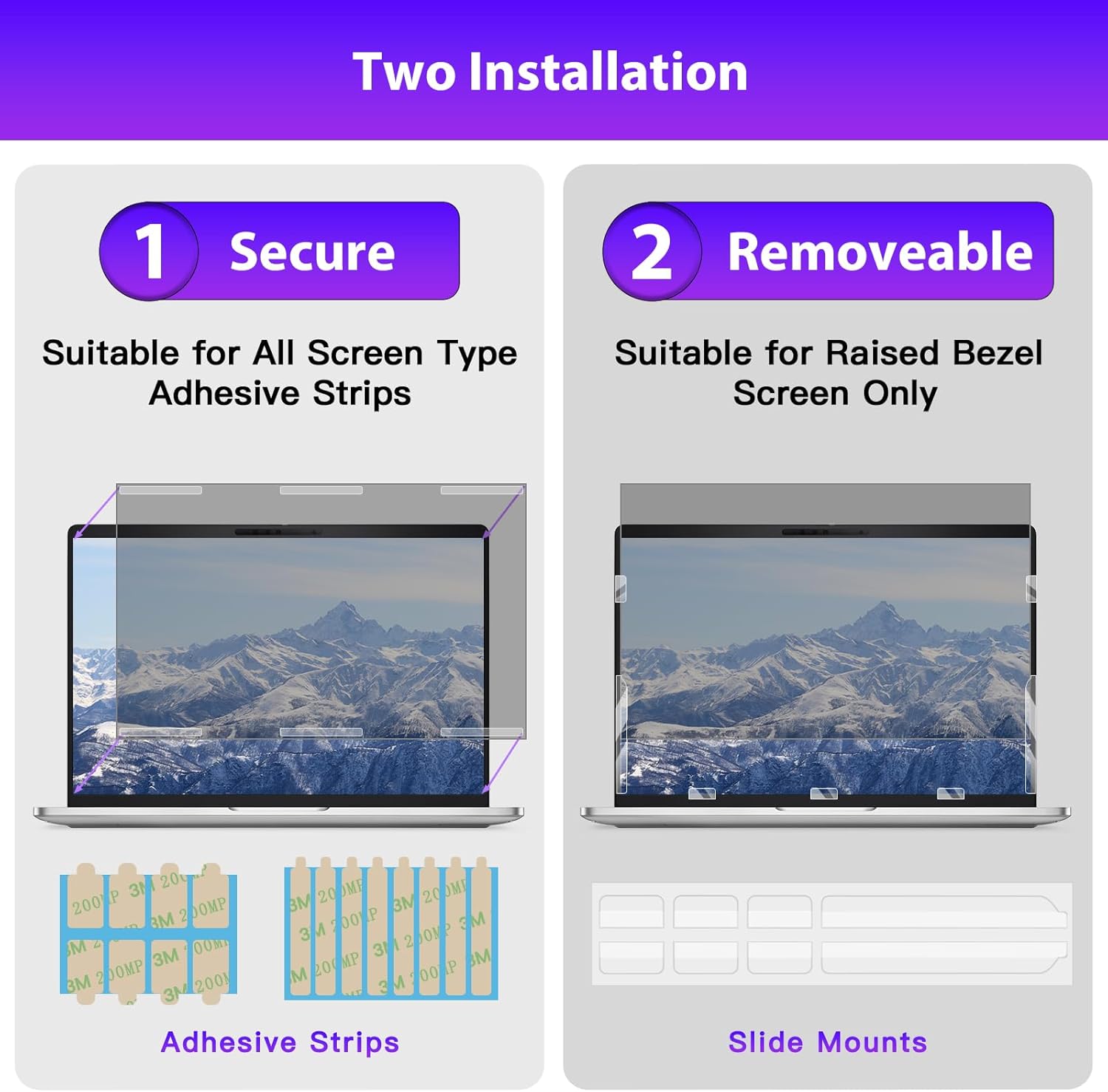 Thumbnail 5 de STARY Laptop Privacy Screen 14-inch privacy shield