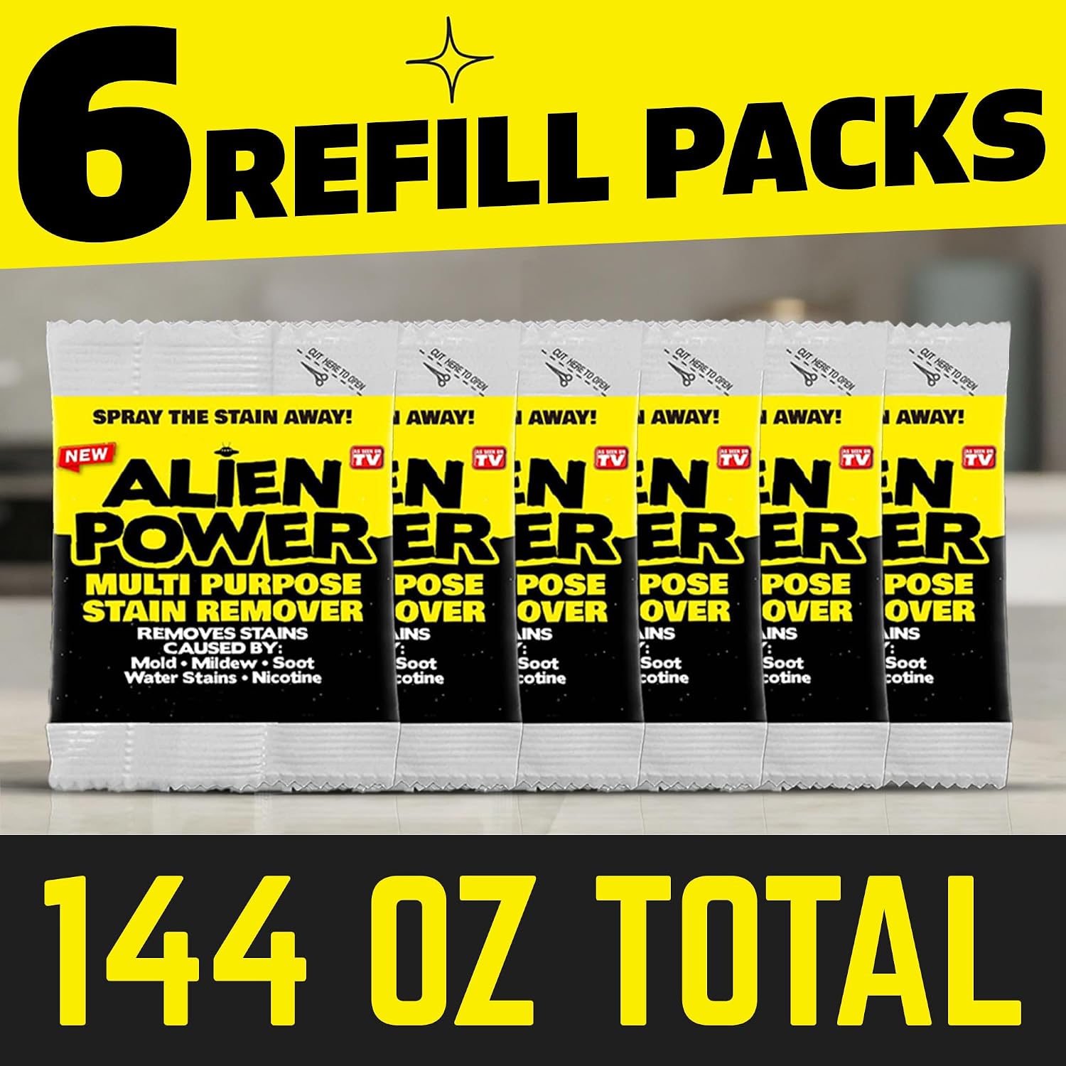 Thumbnail 1 de Alien Power Cleaning Solution Refill Packets, 6-Pack