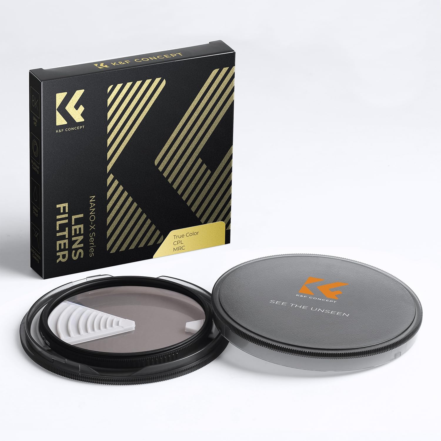 Thumbnail 6 de K&F Concept 46mm True Color Polarising Filter CPL (Nano-X Series)