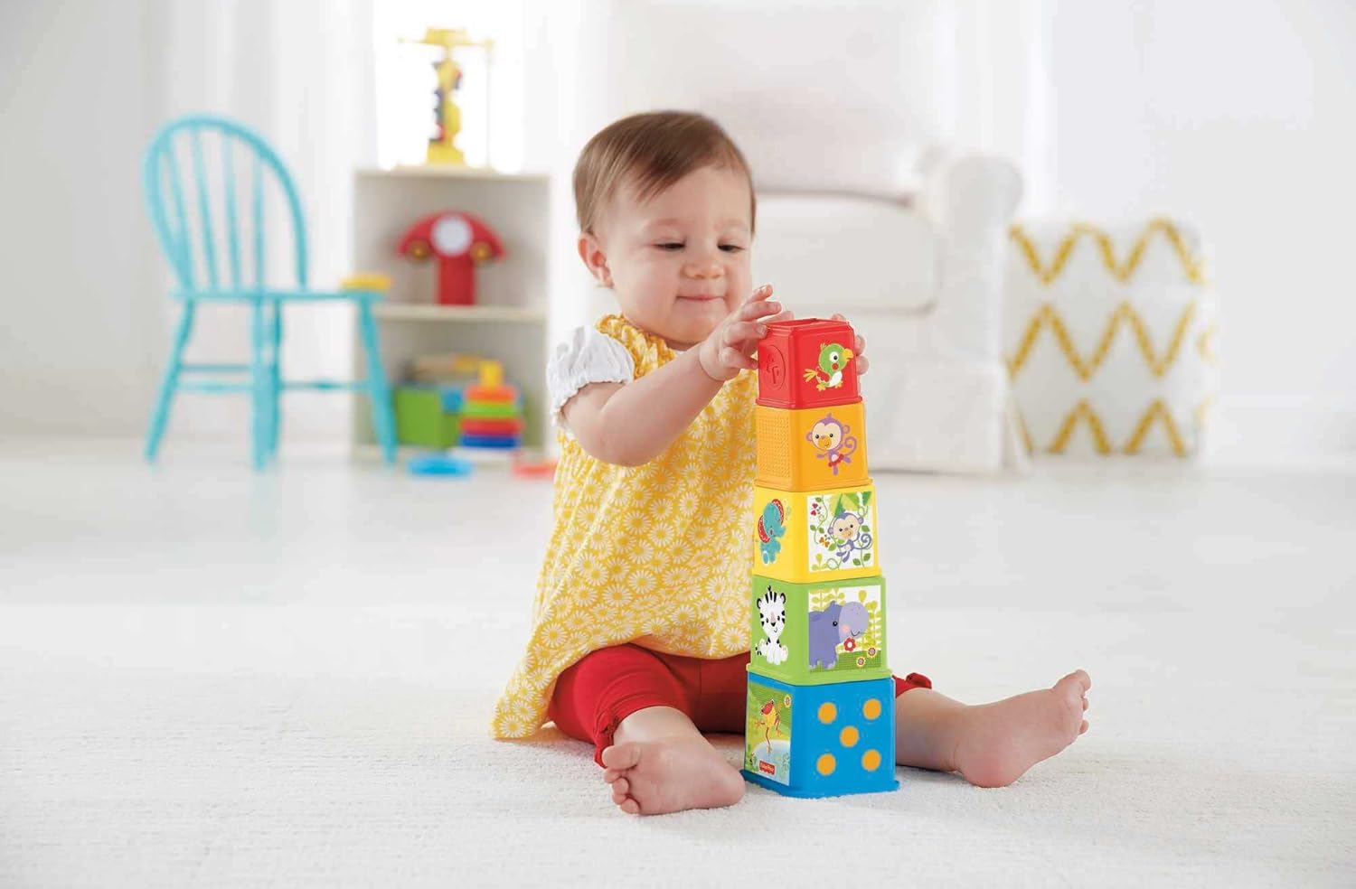 Thumbnail 1 de Fisher-Price Bloques Apila y Descubre 🧩 - Juguete Bebé 6+ meses