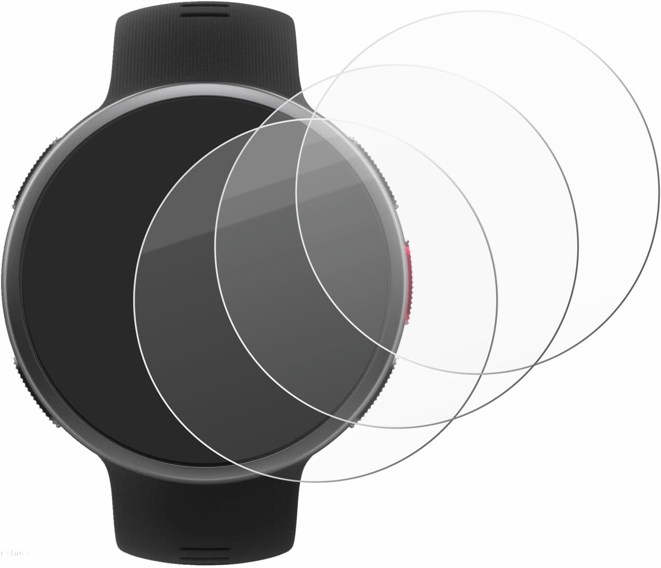 Detalle de brotect Pellicola Protettiva Vetro per Polar Vantage V2 – 6 pezzi, durezza 9H, trasparente