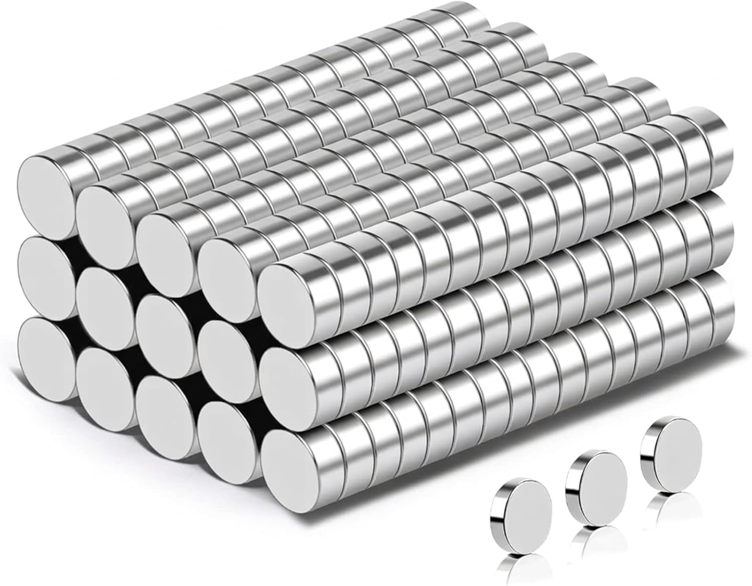 Thumbnail 6 de Delaga 100 Stück Magnetstarke Mini-Magnete 6x3mm – Stark, Rund, vielseitig verwendbar