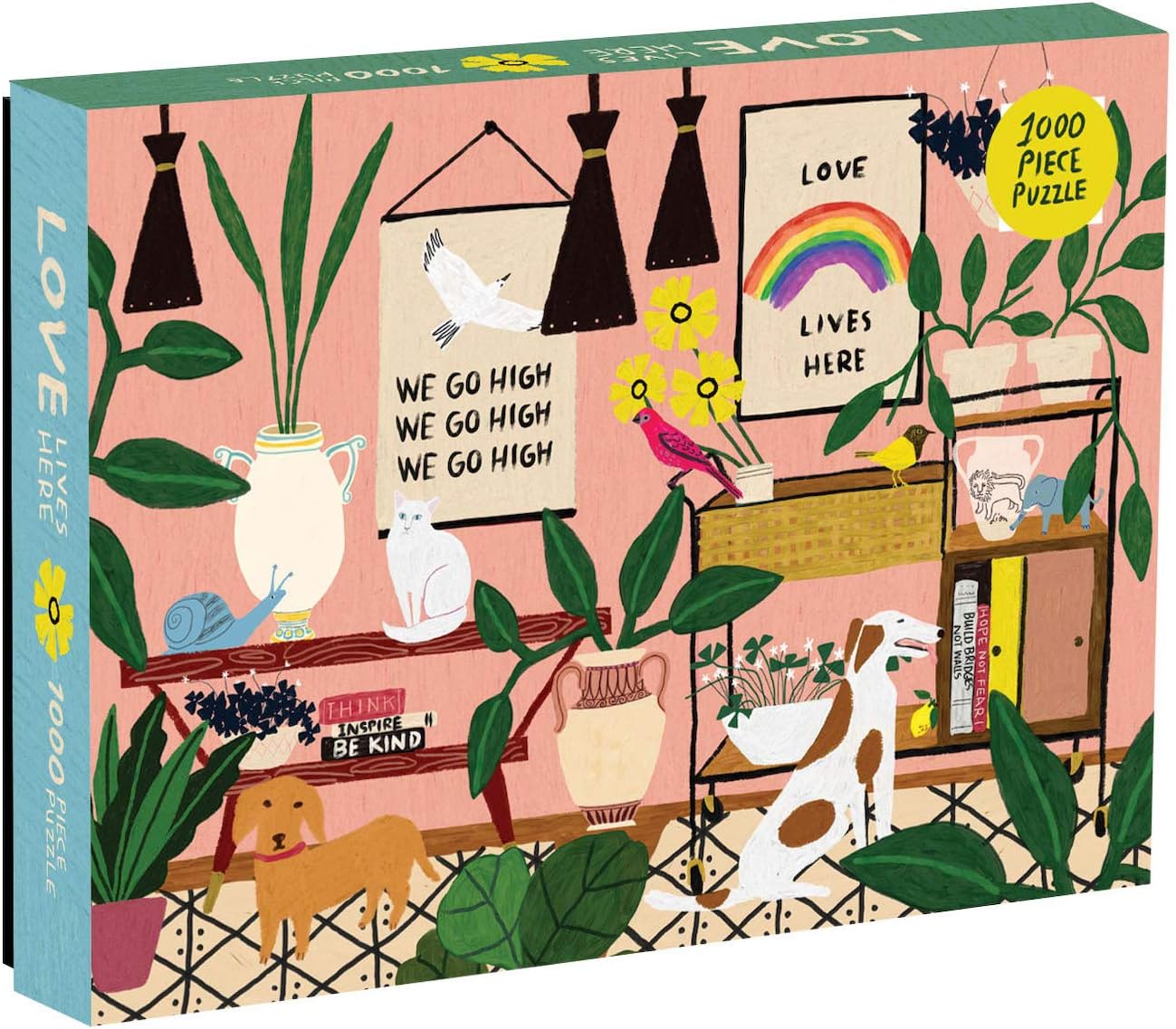 Detalle de Galison Love Lives Here 1054-piece jigsaw 🧩