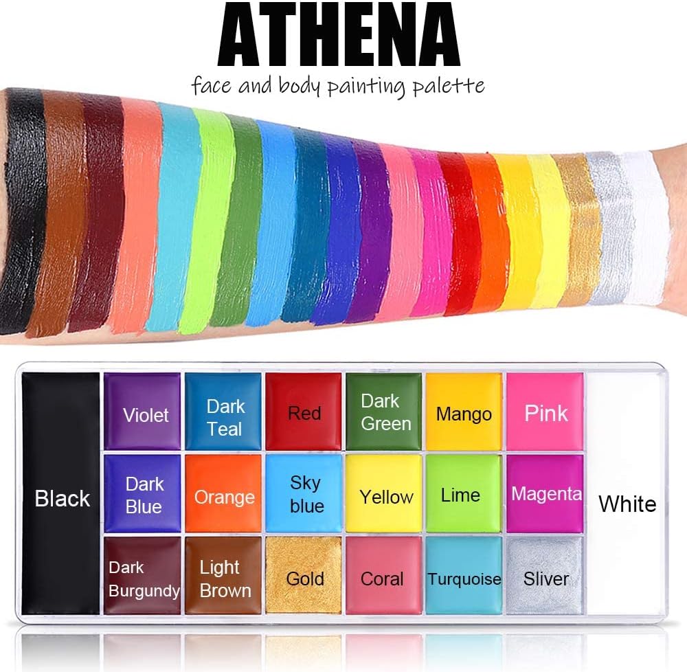 Detalle 2 de UCANBE Peinture Corporelle 20 Couleurs