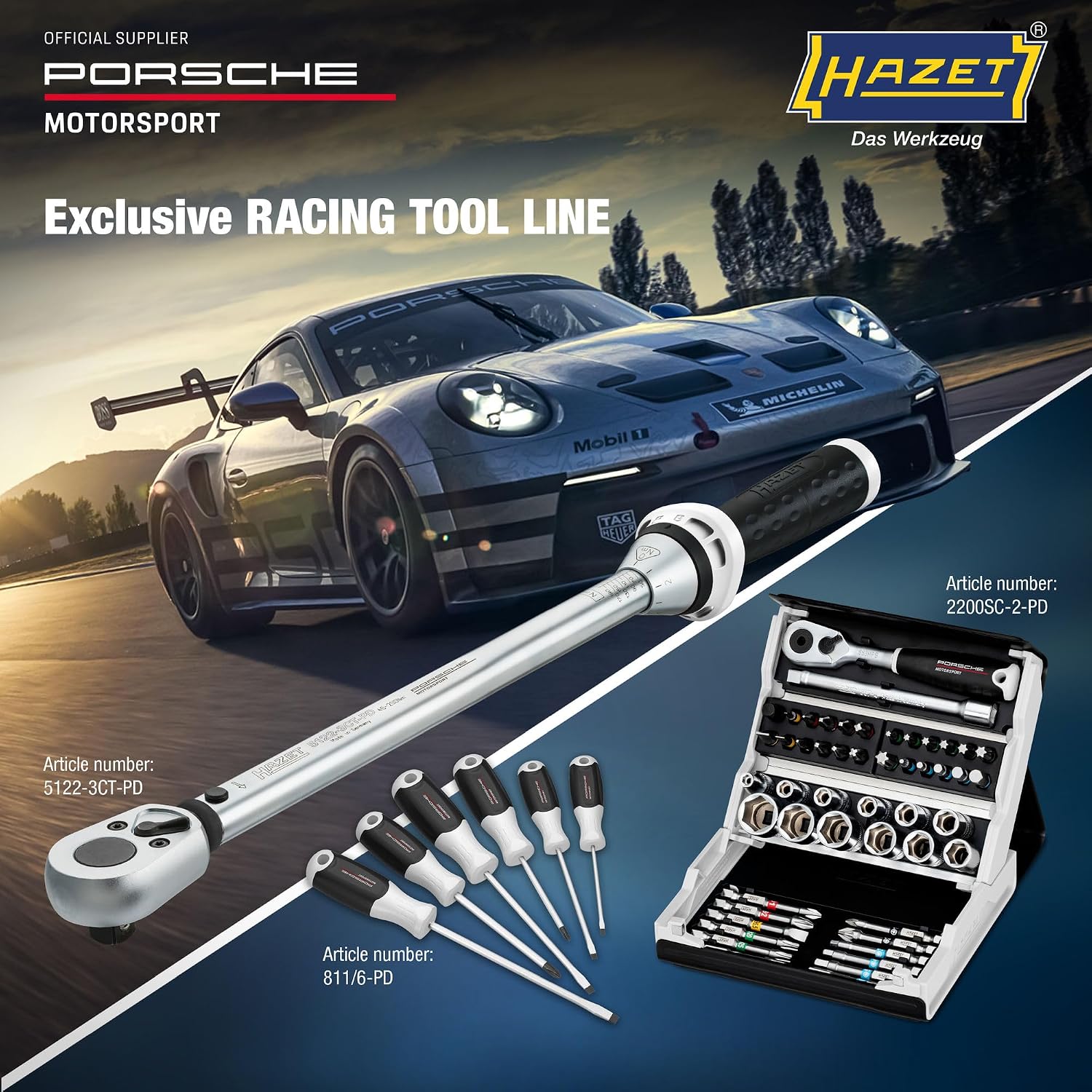 Thumbnail 6 de HAZET socket and bit set, 50-piece