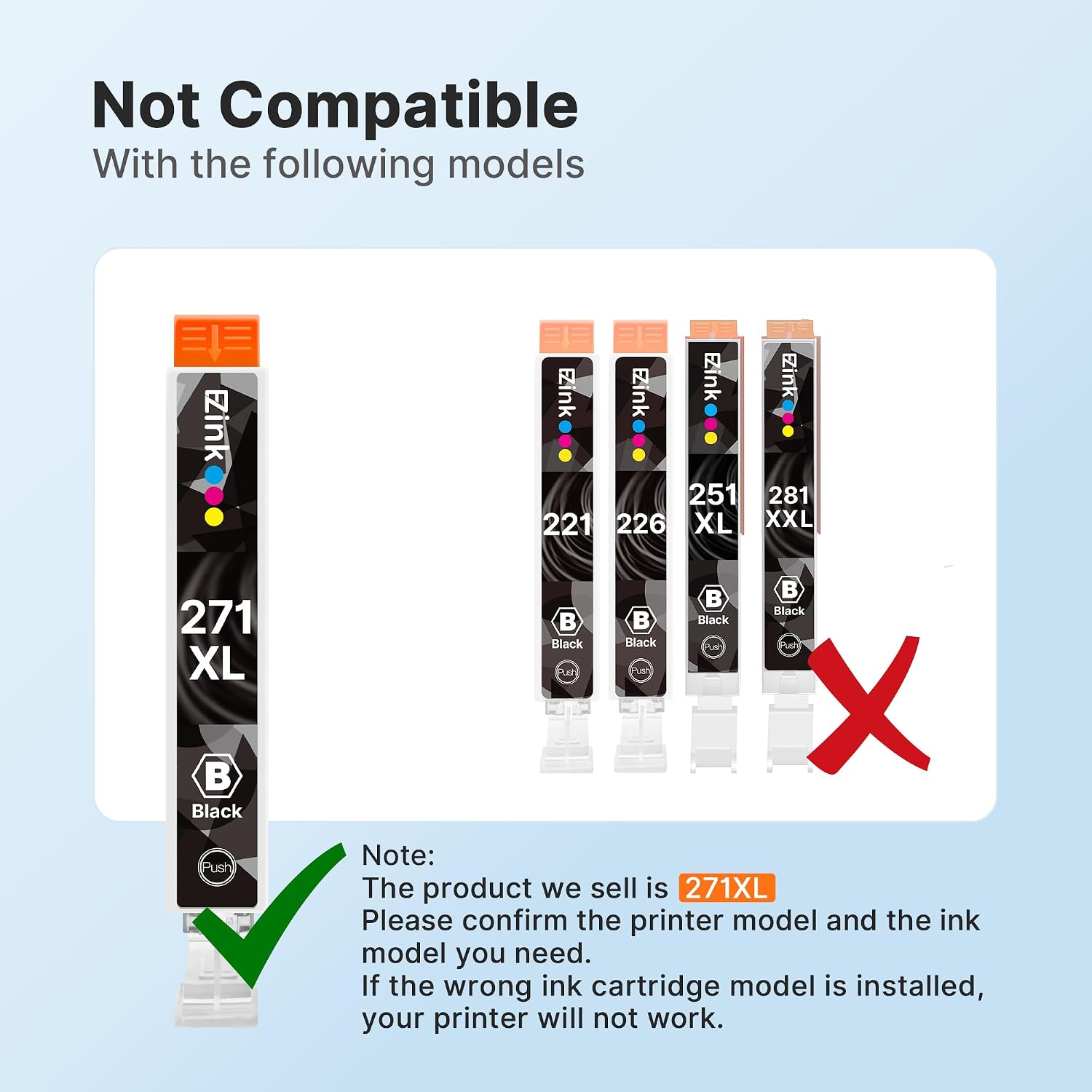 Thumbnail 6 de E-Z Ink Replacement Ink Cartridges 12-Pack