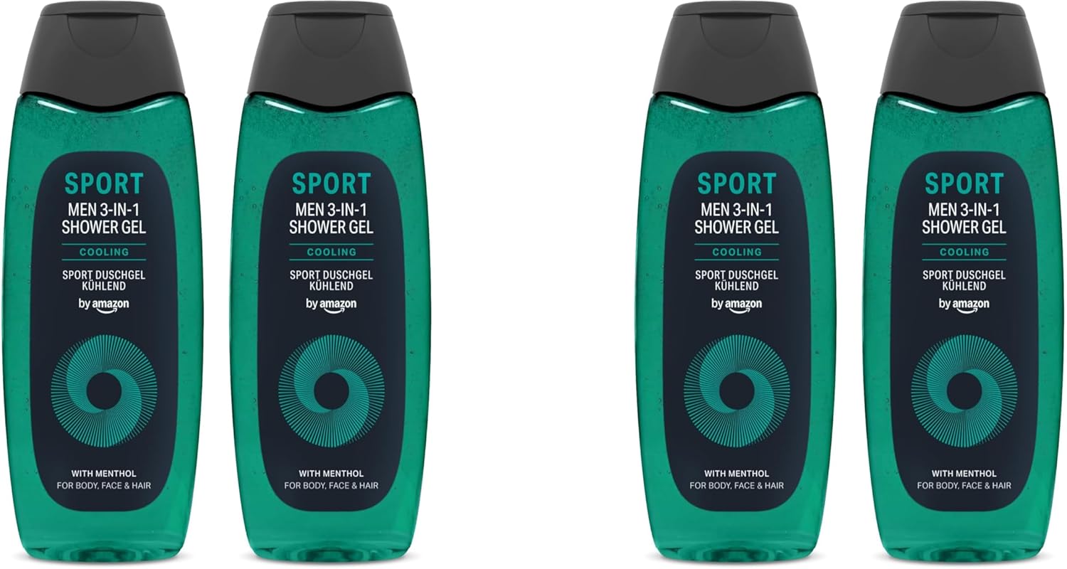Detalle de by Amazon Gel douche Fraîcheur 3-en-1 pour homme — 2 × 500 ml