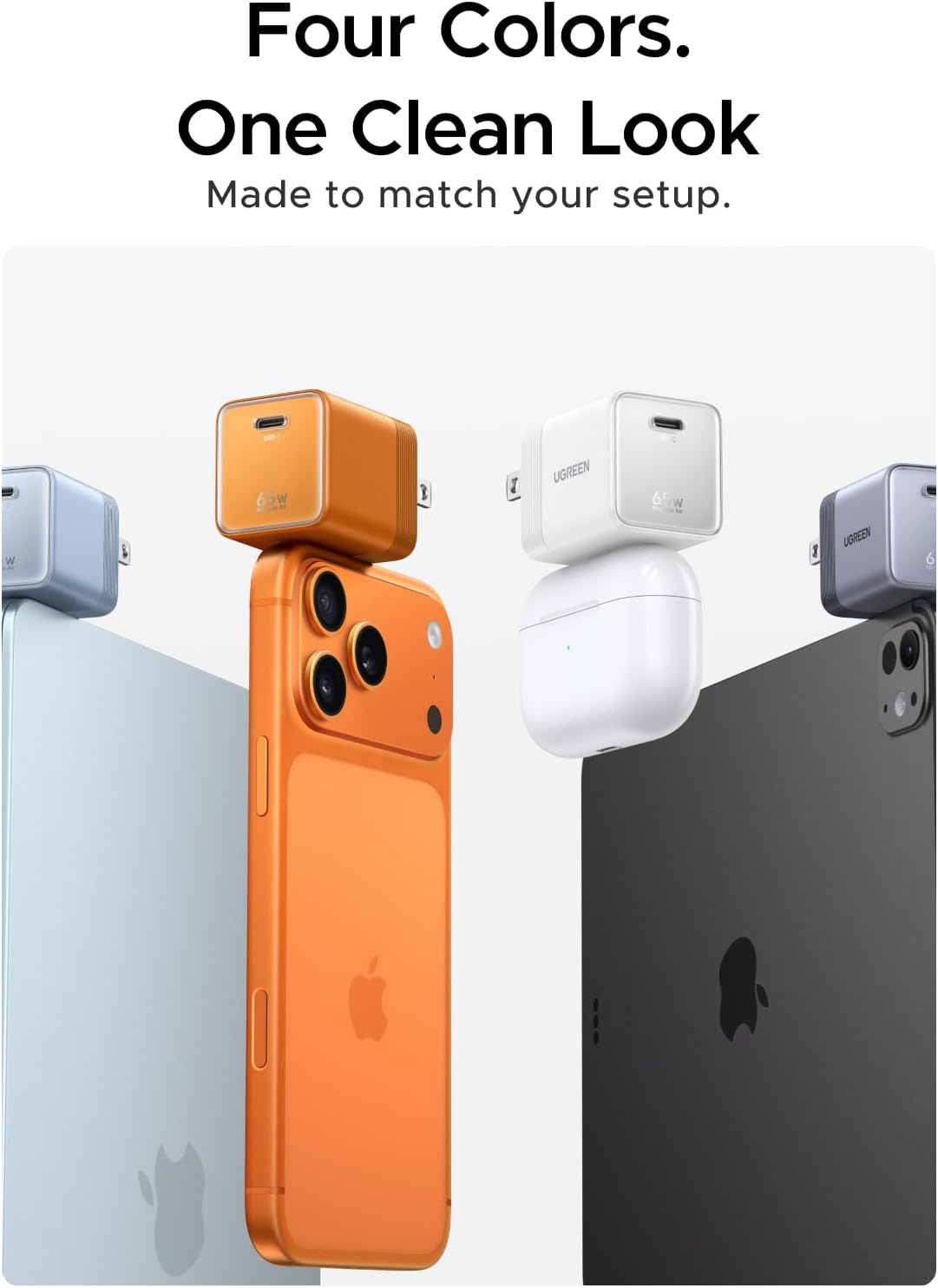 Thumbnail 1 de UGREEN Nexode Air 65W USB-C Charger: Foldable GaN Brick for MacBook Air and More