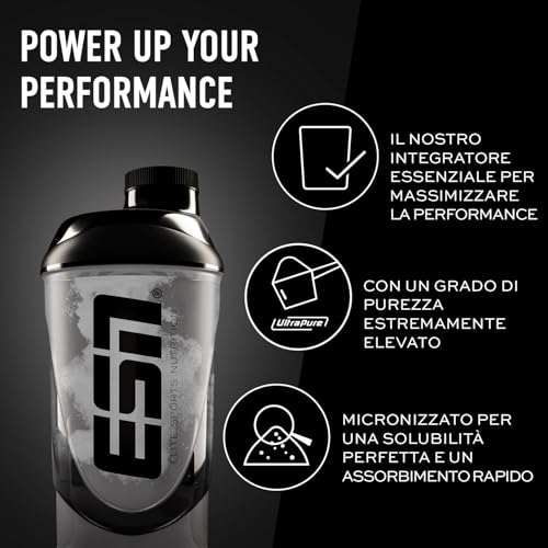 Detalle 2 de ESN Ultrapure Creatina Monoidrato in Polvere 500 g: purezza tedesca per aumentare le performance