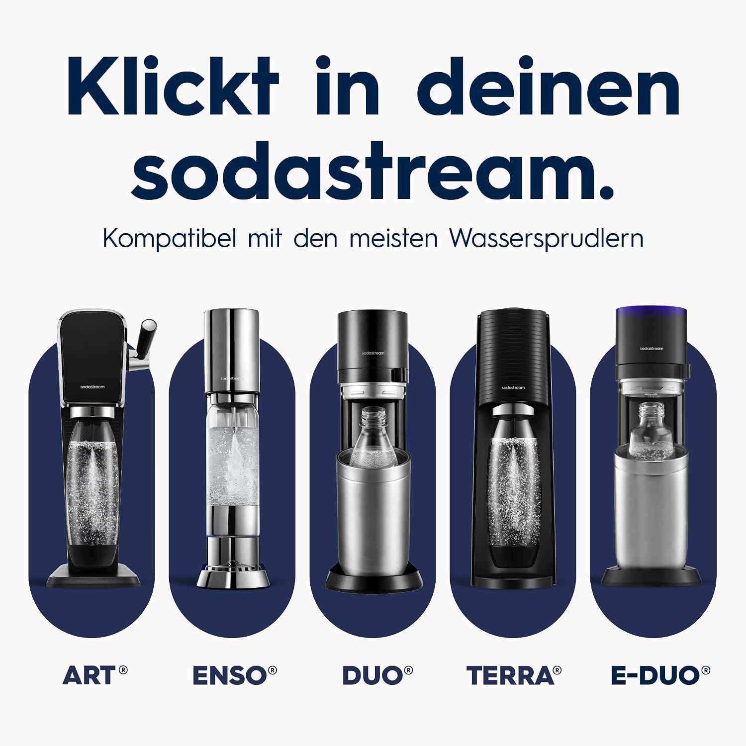 Detalle de SodaStream fizz&go COOL Edelstahlflasche 0,9 L – Blueberry, kompatibel mit DUO, E-DUO, TERRA, ART, ENSO