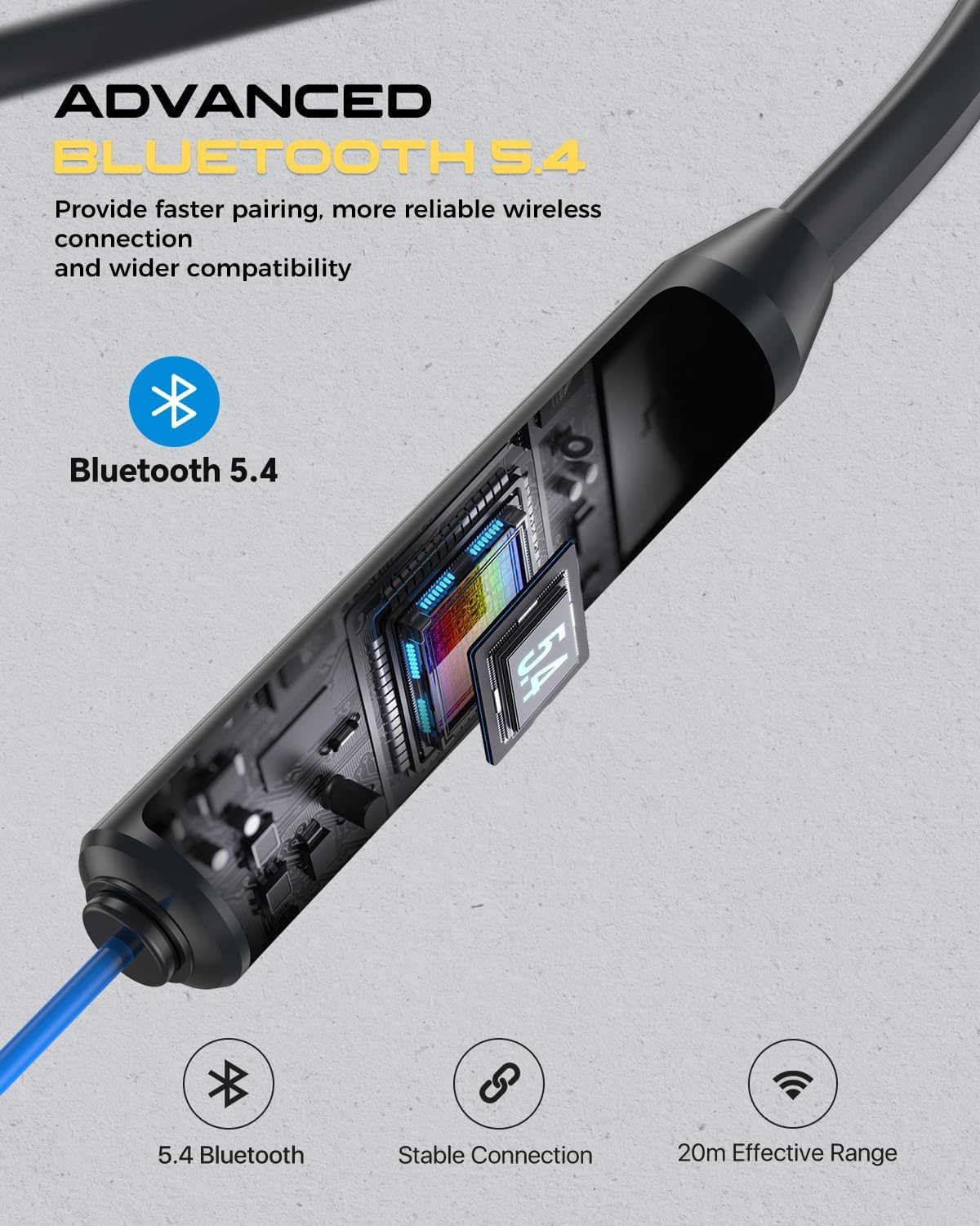 Detalle 2 de Mipeace MIPEACE Bluetooth Earplug Headphones 20+Hour