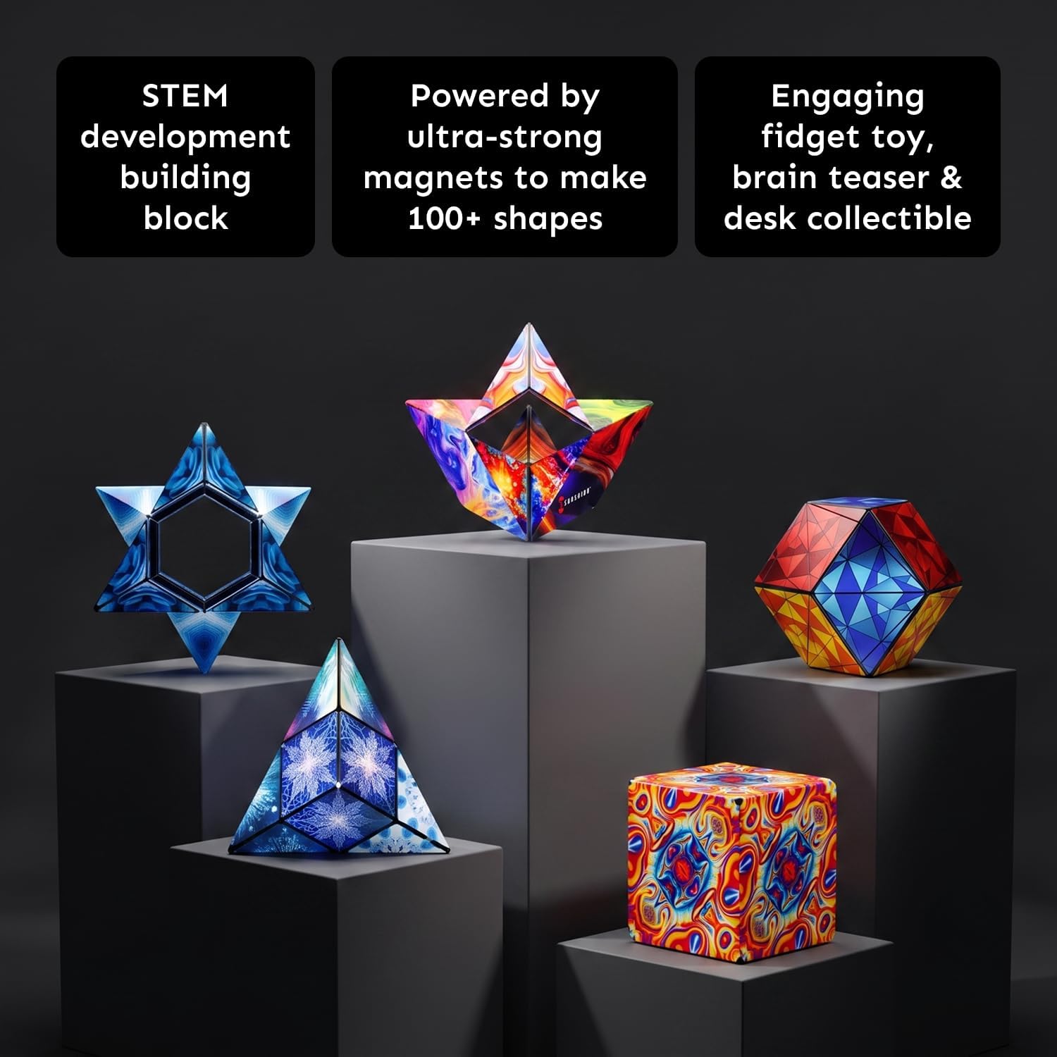 Detalle 2 de Shashibo Cube Transformable 36 aimants 🧩