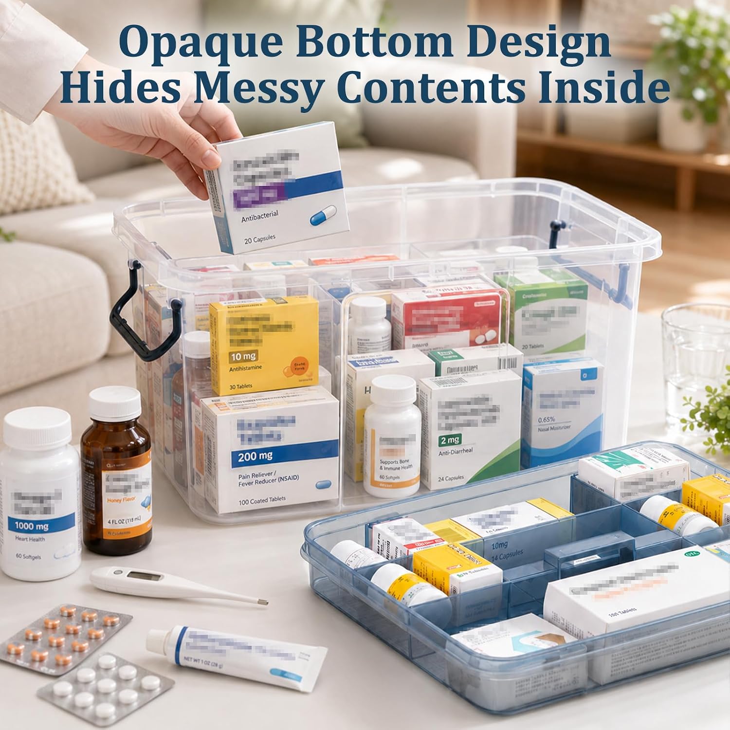 Thumbnail 4 de Gifhomfix 18QT Medicine Storage Box — Large Organizer