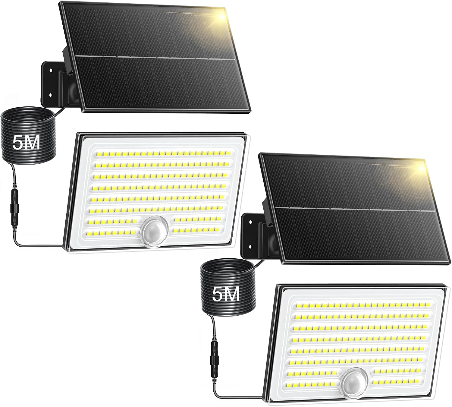 Detalle de Giliwosy Luces Solares 1500mAh con sensor de movimiento